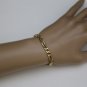 HEAVY 14K YELLOW GOLD ITALIAN FIGARO LINK CHAIN BRACELET 6MM+ ~8-?"L~ 18.2GRAMS!