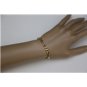 HEAVY 14K YELLOW GOLD ITALIAN FIGARO LINK CHAIN BRACELET 6MM+ ~8-?"L~ 18.2GRAMS!