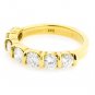18K YELLOW GOLD ROUND DIAMOND WEDDING ANNIVERSARY BAND RING 1.62 CARAT -E/SI1