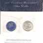 1971 40% Silver Eisenhower Ike Dollar Uncirculated With Mint Envelope and COA