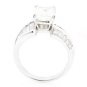 4.10 Ct GENUINE RADIANT CUT DIAMOND ENGAGEMENT RING 14K GOLD F/SI2 RETAIL $80K+