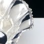 GORGEOUS 925 STERLING SILVER LARGE & HEAVY SCALLOPED RIM FOOTED BOWL CENTERPIECE