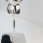 HEAVY & SOLID 925 STERLING SILVER DOUBLE POST CANDLE HOLDER ~ INCREDIBLE COND'