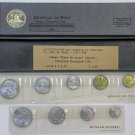 1964 MONNAIE DE PARIS SOMALIE ET POLYNESIE FRANCAISES 9 COIN MINT SET VERY RARE!
