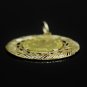 22K SOLID GOLD 1966 FULL SOVEREIGN ELIZABETH II COIN IN CUSTOM 14K GOLD PENDANT