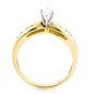 14K YELLOW GOLD .55 TCW MARQUISE & ROUND CUT GENUINE DIAMOND ENGAGEMENT RING