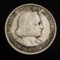 1492 1893 COLUMBIAN EXPOSITION SILVER 50C HALF DOLLAR AMAZING DETAIL~121 YO COIN