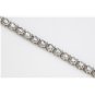 GORGEOUS 14K WHITE GOLD 1.50 TCW DIAMOND ROPE LINK TENNIS BRACELET ~RETAIL $7750