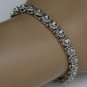 GORGEOUS 14K WHITE GOLD 1.50 TCW DIAMOND ROPE LINK TENNIS BRACELET ~RETAIL $7750