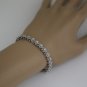 GORGEOUS 14K WHITE GOLD 1.50 TCW DIAMOND ROPE LINK TENNIS BRACELET ~RETAIL $7750