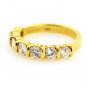 18K YELLOW GOLD ROUND DIAMOND WEDDING ANNIVERSARY BAND RING 1.50 CARAT -G/VS-SI