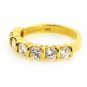 18K YELLOW GOLD ROUND DIAMOND WEDDING ANNIVERSARY BAND RING 1.50 CARAT -G/VS-SI