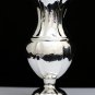 GORGEOUS ITALIAN 925 STERLING SILVER HAMMERED SCALLOPED DESIGN FLOWER VASE ~MINT