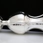 GORGEOUS ITALIAN 925 STERLING SILVER HAMMERED SCALLOPED DESIGN FLOWER VASE ~MINT