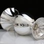 GORGEOUS ITALIAN 925 STERLING SILVER HAMMERED SCALLOPED DESIGN FLOWER VASE ~MINT