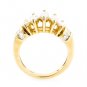 14K YELLOW GOLD MARQUISE & ROUND DIAMOND WEDDING / ANNIVERSARY RING 1.80 CARAT