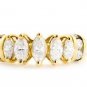 14K YELLOW GOLD MARQUISE & ROUND DIAMOND WEDDING / ANNIVERSARY RING 1.80 CARAT