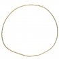 SOLID 14K GOLD TWISTED ROPE LINK NECKLACE CHAIN 23.5 LENGTH ~ 2.5MM ~ 9.9 GRAMS
