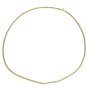 SOLID 14K GOLD TWISTED ROPE LINK NECKLACE CHAIN 23.5 LENGTH ~ 2.5MM ~ 9.9 GRAMS