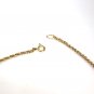 SOLID 14K GOLD TWISTED ROPE LINK NECKLACE CHAIN 23.5 LENGTH ~ 2.5MM ~ 9.9 GRAMS