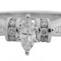 SOLID 14K GOLD 1.05 CARAT MARQUISE DIAMOND ENGAGEMENT RING ~ CLEARANCE SALE!