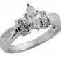 SOLID 14K GOLD 1.05 CARAT MARQUISE DIAMOND ENGAGEMENT RING ~ CLEARANCE SALE!