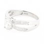 STUNNING 1.16 Ct GENUINE OVAL DIAMOND 14K WHITE GOLD DIAMOND ENGAGEMENT RING