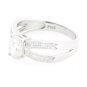 STUNNING 1.16 Ct GENUINE OVAL DIAMOND 14K WHITE GOLD DIAMOND ENGAGEMENT RING