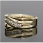 SOLID 14K YELLOW GOLD & DIAMOND MENS WEDDING BAND RING SZ 11 WIDE & HEAVY 9.9 GR