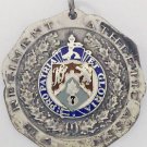 VERY RARE 1938 NYC 7TH REGIMENT ATHLETIC TRACK RELAY STERLING SILVER MEDAL AWARD