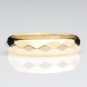SOLID 14K YELLOW GOLD DIAMOND CUT DESIGN WEDDING BAND RING ~4.7MM ~4.7GR ~SIZE 9