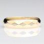 SOLID 14K YELLOW GOLD DIAMOND CUT DESIGN WEDDING BAND RING ~4.7MM ~4.7GR ~SIZE 9