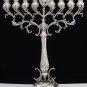 SOLID & HEAVY STERLING SILVER MENORAH LIMITED EDITION BENEDETTI HAZORFIM 71+TOZ