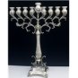 SOLID & HEAVY STERLING SILVER MENORAH LIMITED EDITION BENEDETTI HAZORFIM 71+TOZ