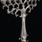 SOLID & HEAVY STERLING SILVER MENORAH LIMITED EDITION BENEDETTI HAZORFIM 71+TOZ