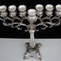 SOLID & HEAVY STERLING SILVER MENORAH LIMITED EDITION BENEDETTI HAZORFIM 71+TOZ
