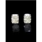 HUGE 4.12 CT CERTIFIED RADIANT DIAMOND STUD EARRINGS ~ STUNNING!