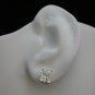 HUGE 4.12 CT CERTIFIED RADIANT DIAMOND STUD EARRINGS ~ STUNNING!