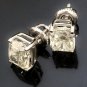 HUGE 4.12 CT CERTIFIED RADIANT DIAMOND STUD EARRINGS ~ STUNNING!