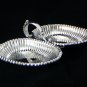 RARE 1941 GORHAM LEAMINGTON STERLING SILVER BONBON CANDY NUT HANDLED DOUBLE TRAY
