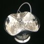 STUNNING ITALIAN LARGE & SOLID STERLING SILVER WEDDING FLOWER BASKET CENTERPIECE