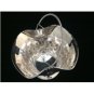 STUNNING ITALIAN LARGE & SOLID STERLING SILVER WEDDING FLOWER BASKET CENTERPIECE