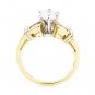 14K YELLOW GOLD 1.51 CT ROUND BRILLIANT DIAMOND ENGAGEMENT RING GORGEOUS DIAMOND