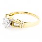 14K YELLOW GOLD 1.51 CT ROUND BRILLIANT DIAMOND ENGAGEMENT RING GORGEOUS DIAMOND