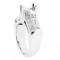 HEAVY 14K GOLD PRINCESS CUT DIAMOND SEMI MOUNT ENGAGEMENT RING SETTING ~1.50 TCW