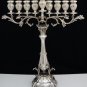 SOLID HEAVY STERLING SILVER MENORAH LIMITED EDITION BENEDETTI BY HAZORFIM 62+TOZ