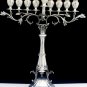 SOLID HEAVY STERLING SILVER MENORAH LIMITED EDITION BENEDETTI BY HAZORFIM 62+TOZ