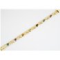 HEAVY 14K GOLD TOPAZ RUBY CITRINE AMETHYST GEMSTONE BRACELET 26.7GR ~ GORGEOUS!