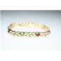 HEAVY 14K GOLD TOPAZ RUBY CITRINE AMETHYST GEMSTONE BRACELET 26.7GR ~ GORGEOUS!