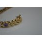 HEAVY 14K GOLD TOPAZ RUBY CITRINE AMETHYST GEMSTONE BRACELET 26.7GR ~ GORGEOUS!